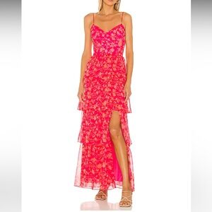 Amanda Uprichard Thaddea Maxi Dress in Brookeside